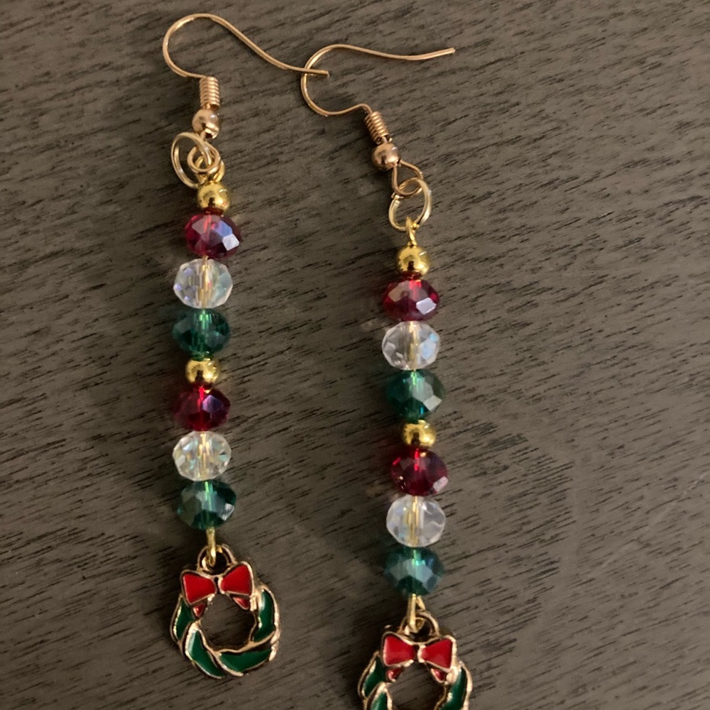 Christmas earrings ha